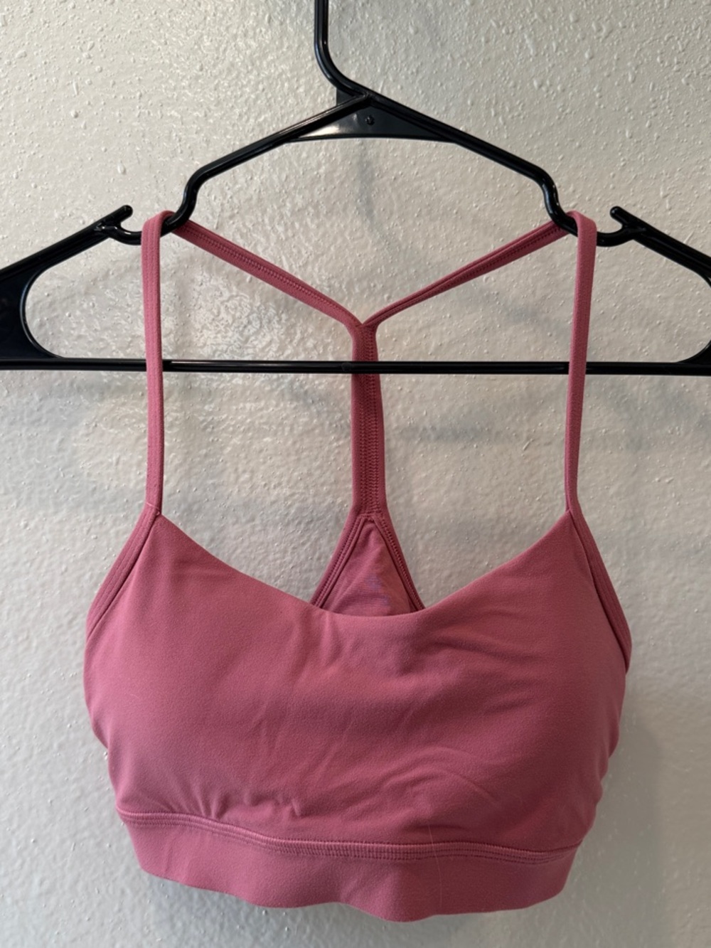 lululemon athletica Rose Pink Flow Y Bra